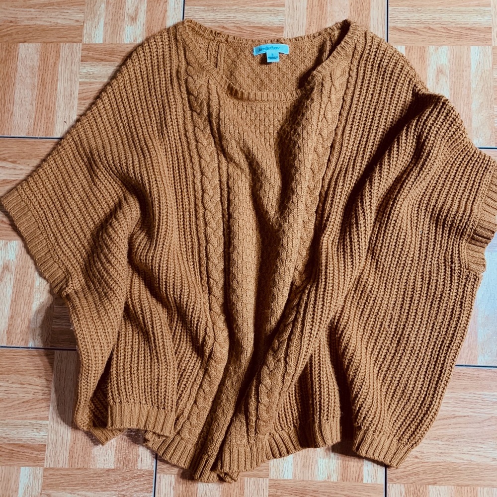 John Paul Richard Orange Sweater Large